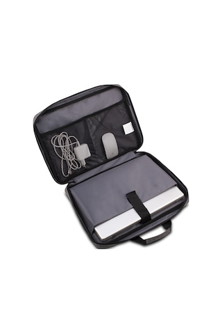 Classone ML-F104 13-14-15.6" Mila Lenovo/Hp/Asus/Monster/Apple Uyumlu MacBook /Mac Air Laptop Çantası- Gri
