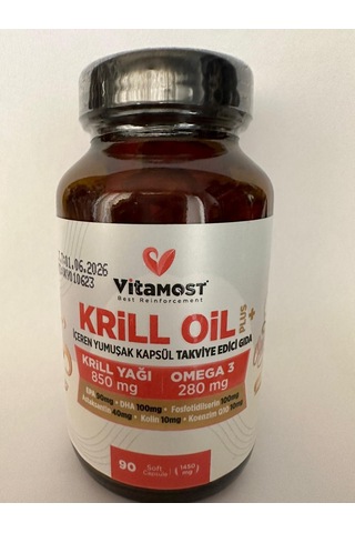 Krill Oil Plus 90 Softjel 1450 Mg