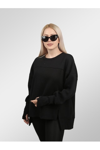 Oversize Uzun Kollu Sweatshirt 001
