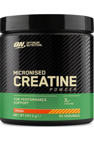 Kreatin Monohidrat Portakal Aromalı 247.5 G 55 Servis Sporcu Performans Desteği