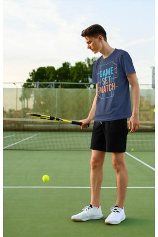 Fnbx Game Set Match T-shirt Lacivert