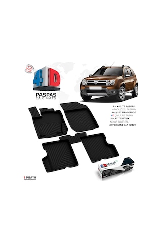 Dacia Duster 4D Havuzlu Paspas 2009-2018
