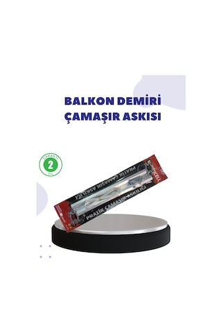 Northcity 25x60 Kare Demir Uyumlu Hava Dayanıklı Çamaşır Askısı - Balkon Kurutma Çözümü Beyaz
