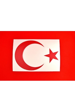 Ay Yıldız Sticker - Türk Bayrağı Sticker ( )-