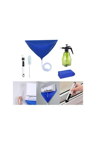 Suntek Klima Temizleme Kapak Seti Fırçası Su-şişesi-ile