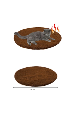 Bundera Ares Peluş Kedi Minderi 50 x 50 CM
