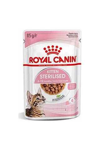 Pouch Kitten Sterilised Gravy Yavru Kedi Konservesi 85 Gr