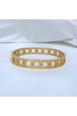 Kesebe Altın Rengi Görünümlü Paslanmaz Çelik Bileklik Çok Renkli