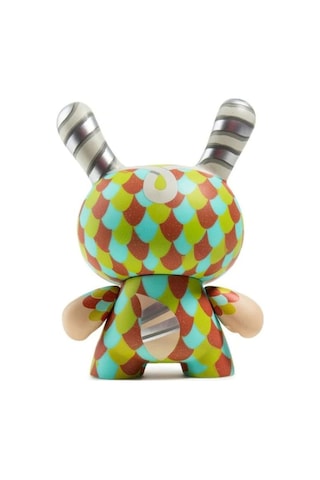 Kidrobot Curly Horned Dunnylope Vinyl Figür Limited Edition Peluş Oyuncak Çok Renkli