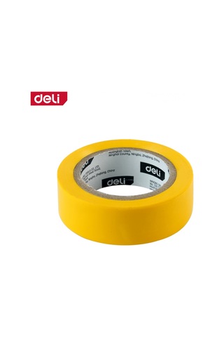 Delı Elektrik Yalıtım Bandı 0.13mm 18mm 10m Sarı İzolasyon Bandı
