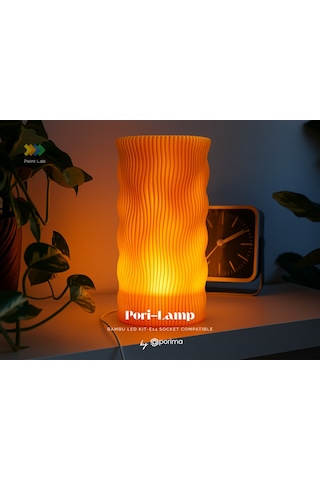 Pori-lamp V1 Dalga Formlu Modern Dekoratif Masa Lambası - Şık Gece Lambası Usb Girişli