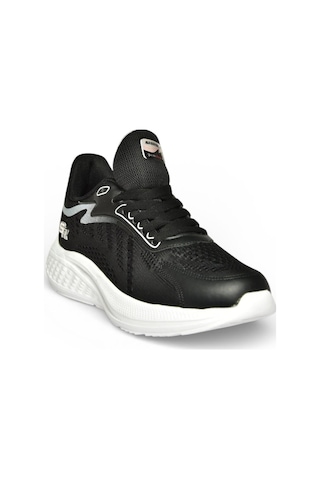 Fox Shoes Y702500804 Siyah Kumaş Kalın Tabanlı Spor Ayakkabı Sneakers Siyah