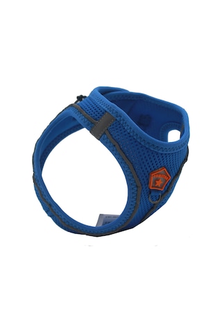 Pawstar Airmesh Kedi Köpek Göğüs Tasması Saks L Mavi