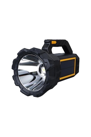 W5191 Solar Şarjlı El Feneri Uzun Mesafe Işıldak