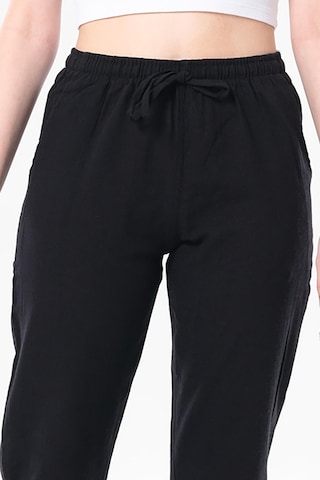 Eliş Şile Bezi Şile Bezi Çift Cepli Unisex Yazlık Pantolon Siyah Syh-siyah Siyah