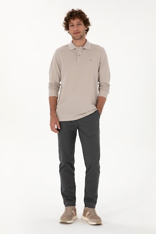 U.s. Polo Assn. Erkek Gri Pantolon Kanvas-chino 50316831-vr024 Gri