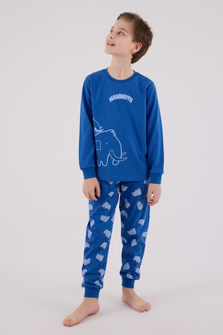 Rolypoly Erkek Çocuk Mavi Pijama Takımı Rp3666-c-v2