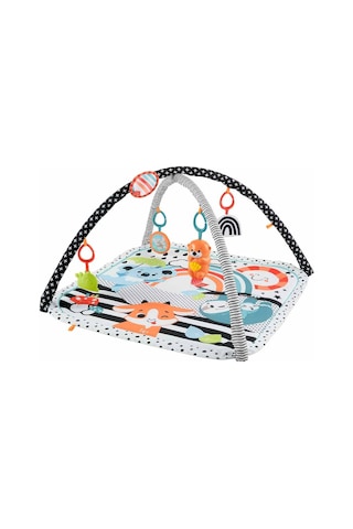 Fisher-Price HBP41 Neşeli Hayvanlar 3'ü 1 Arada Jimnastik Merkezi