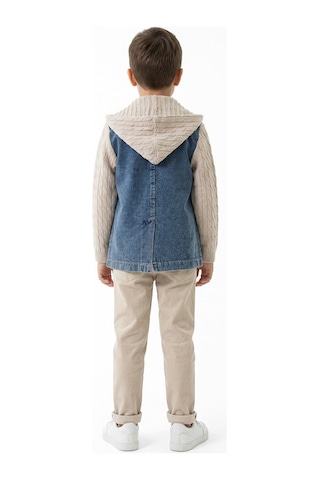 Xo Kids Erkek Çocuk 3lü Alt Üst Takım 6-9 Yaş 13209 Bej