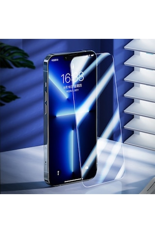 Gor Apple Uyumlu iPhone 13 Pro Max Darbe Emici Ekran Koruyucu Jelatin 5 Adet Şeffaf (120379436)