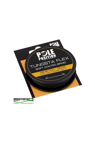 Spro Tungstaflex Dark Silt Örgü Misina 30lb 18m