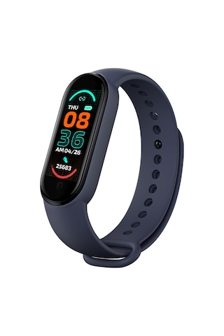 Reedark M6 Manyetik Akıllı Bileklik: Spor Adımı, Uyku, Nabız, Kan Basıncı Ve Oksijen İzleme - Mavi
