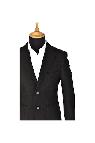 Erkek Tek Spor Ceket Çift Yırtmaçlı Gofre Bgl-st03587 001