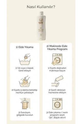 Gard İpek Şal Ve Eşarp Şampuanı 200 Ml