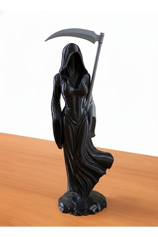 Lady Dark Reaper Woman 3d Baskı Dekoratif Figür 20 Cm 20 Cm