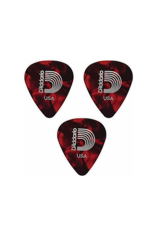 1cap6rd Gitar Penası 3 Adet 1 Mm. Heavy Kırmızı