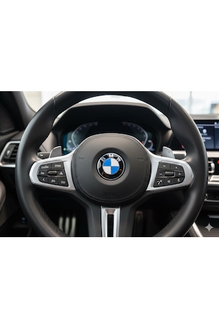 Bmw Direksiyon Logosu Oem Metal 47 Mm Tam Ölçü Sticker Değil Hatasız Uyum 47mm