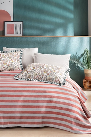 Yataş Otto Tek Kişilik Pike Takımı - Kiremit