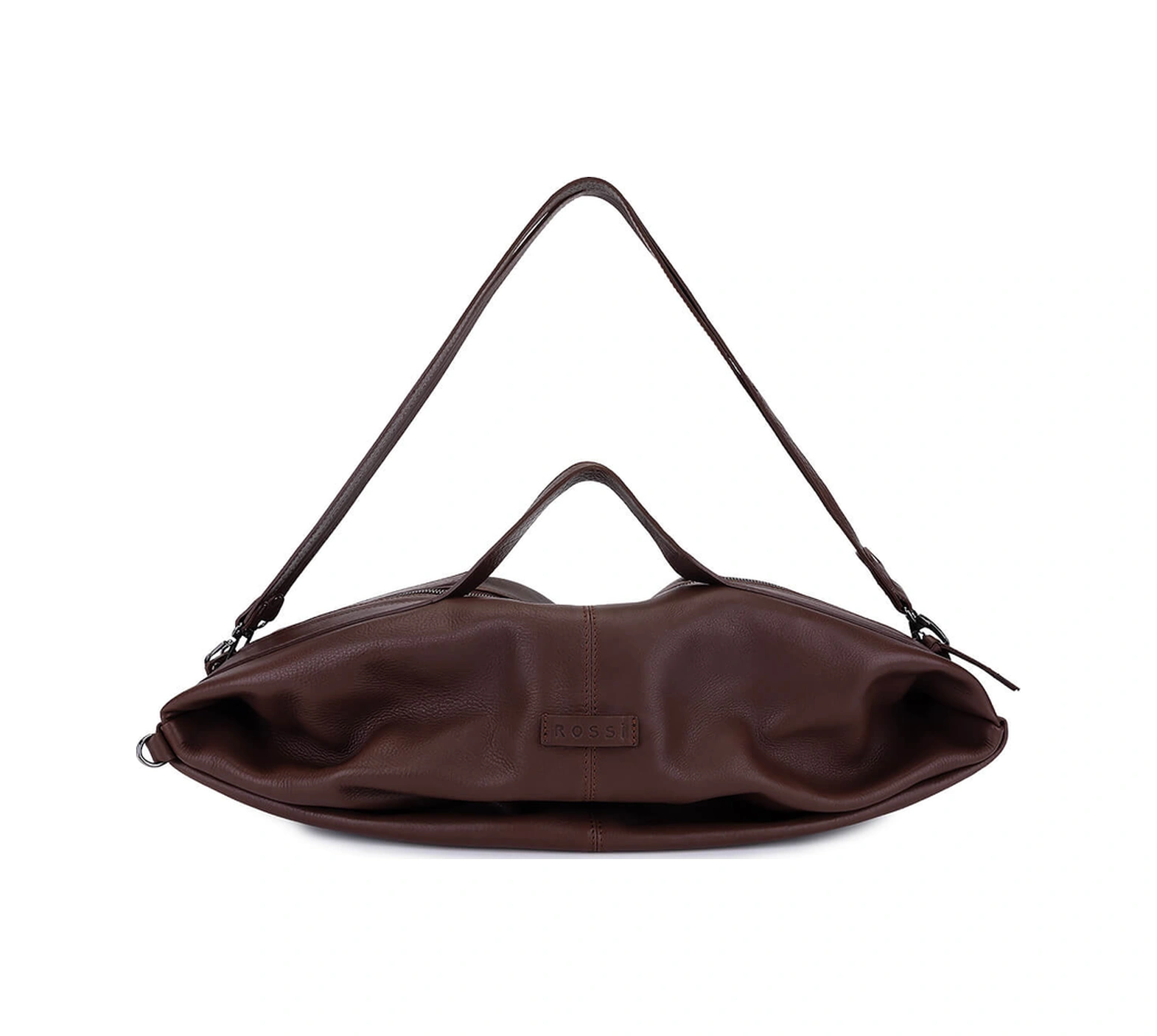 Bruno Shoes Bruno Rossi Bag Unisex Hakiki Deri Kahverengi Sırt & El Çantası 1048 R88 Cnt Sk25-26 Caffe Kahverengi