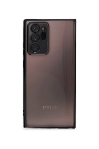 Samsung Galaxy Uyumlu Note 20 Ultra Kılıf Razer Lensli Silikon - Siyah Çokrenkli