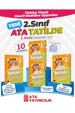 Ata Yayıncılık 2. Sınıf Ata Tatilde Setimiz