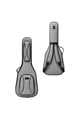 Gri Keten Profesyonel Gigbag Klasik Gitar Kılıf-çanta-su Geçirmez