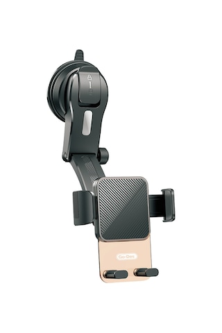 Go-des Gd-hd328 360 Derece Dönebilen Vakumlu Tasarım Araç İçi Telefon Tutucu Siyah