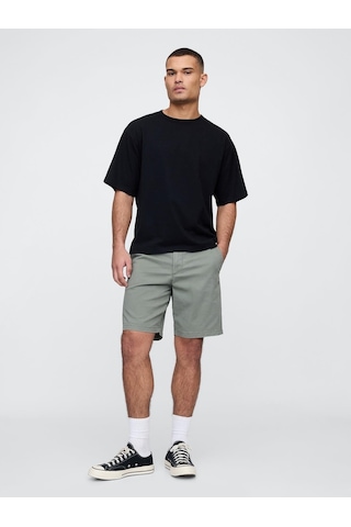 Gap Erkek Yeşil Essential Khaki Şort-13541 Yeşil-013
