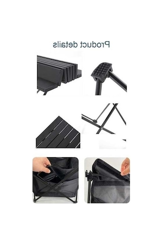 Bloomnest Taşınabilir Renkli Piknik Masası Katlanır Kamp İşlevli Hafif, Çok Renkli Alüminyum & Ew Çok Renkli Balıkçılık Barbekü Çok Renkli