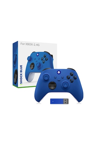 Konsol Plus Xbox 9. Nesil Kablosuz PC / Android / iOS Uyumlu Oyun Kolu Mavi