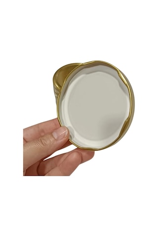 Konserve Kavanoz Kapağı 600 Adet 82mm Altın Kapak Çok Renkli