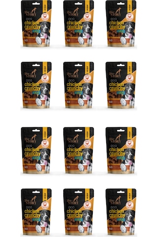 Dog Chicken Crunchy 12x80gr. Tavuklu, Köpek Ödül Maması