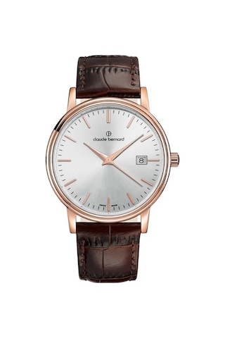 Claude Bernard Cb.53009 37r Aır Swiss Made Erkek Kol Saati Rose Gold