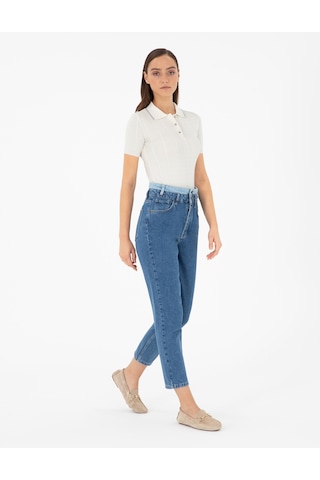 Pierre Cardin Kadın Koyu İndigo Jean Pantolon 50291385-vr089 Koyu İndigo