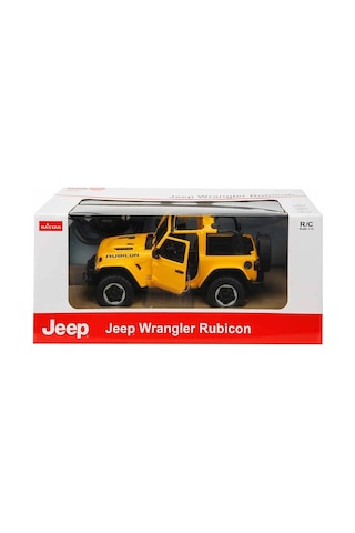 Rastar 1:14 Jeep Wrangler Rubicon Uzaktan Kumandalı Araba - Sarı Standart Sarı