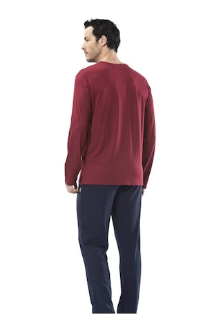 Emprime Baskılı V Yaka Uzun Kol Pijama 001