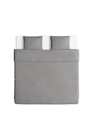 Ikea Angslılja Çift Kişilik Nevresim Takımı 220 X 240 Cm Gri