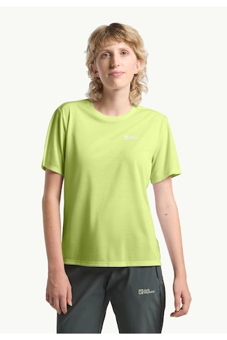 Jack Wolfskin Jack Wolfskın Vonnan S S T W Kadın Cool Matcha T-shırt A63951-e0162 Yeşil