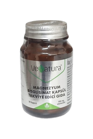 Venatura Magnezyum Bisglisinat 160 Mg 30 Kapsül Venatura Magnezyum Bisglisinat 160 Mg 30 Kapsül