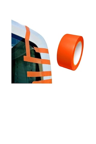 Bantex Pvc Oto Cam Bandı Turuncu 45mm X 33mt